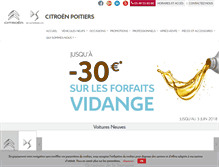 Tablet Screenshot of citroen-poitiers.fr